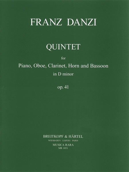 Quintet in D minor Op. 41