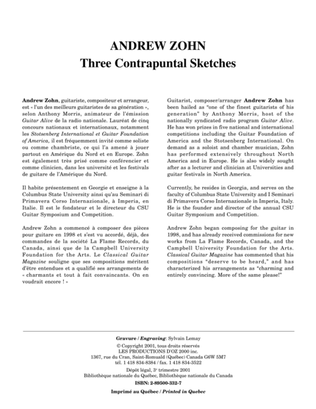 Book cover for Three Contrapuntal Sketches