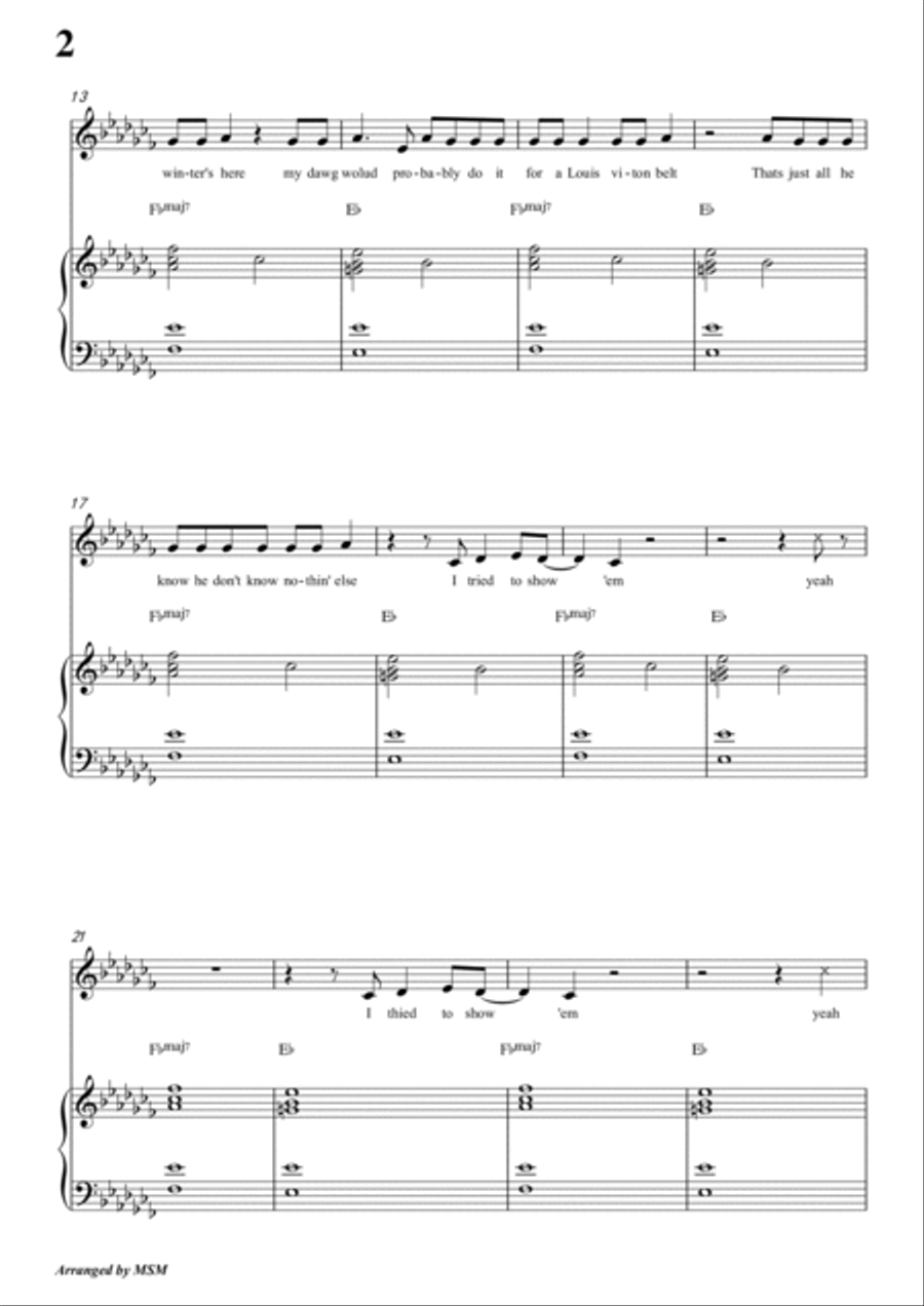 Travis Scott Voice scores gallery preview page 4
