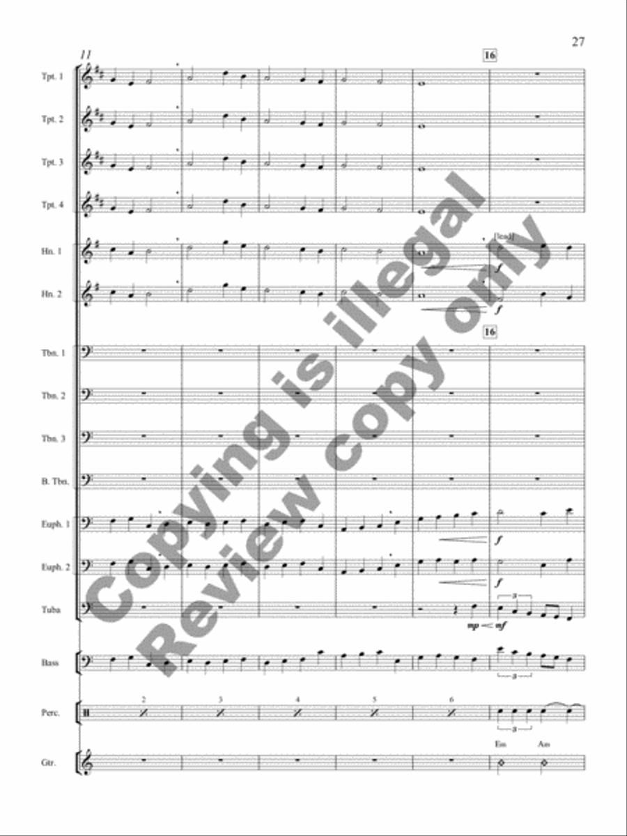 Christmas Brass Brass Band scores gallery preview page 32