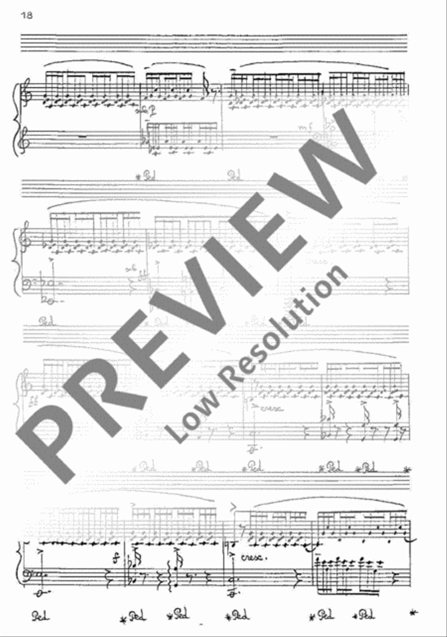On the name of Bach On the name of Bach Piano Solo scores gallery preview page 19