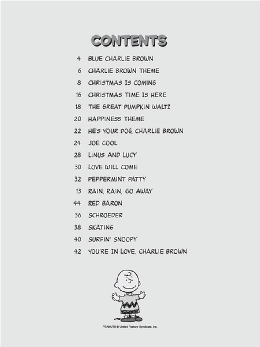The Charlie Brown Collection(TM) Electric Guitar scores gallery preview page 2