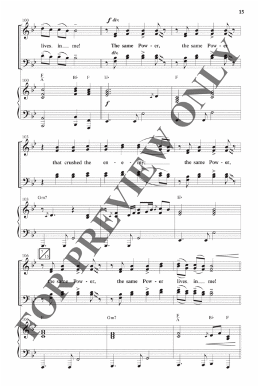 Best-Selling Easter Anthem Pak Vol 1 - Anthem Preview Pak Hymn Anthems scores gallery preview page 15