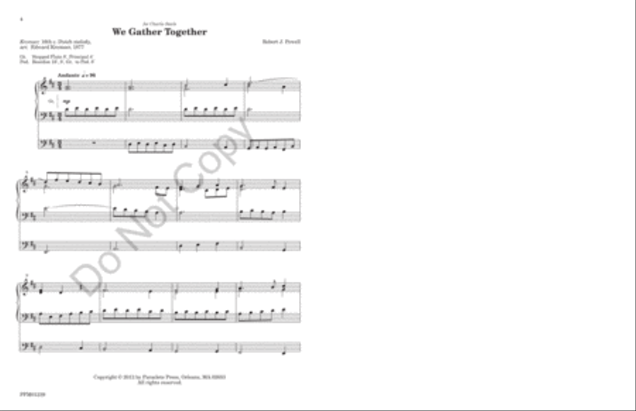 Harvest Festival: Four Organ Preludes on Thanksgiving Hymns Organ scores gallery preview page 7