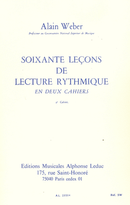 60 Lecons De Lecture Rythmique - Volume 2