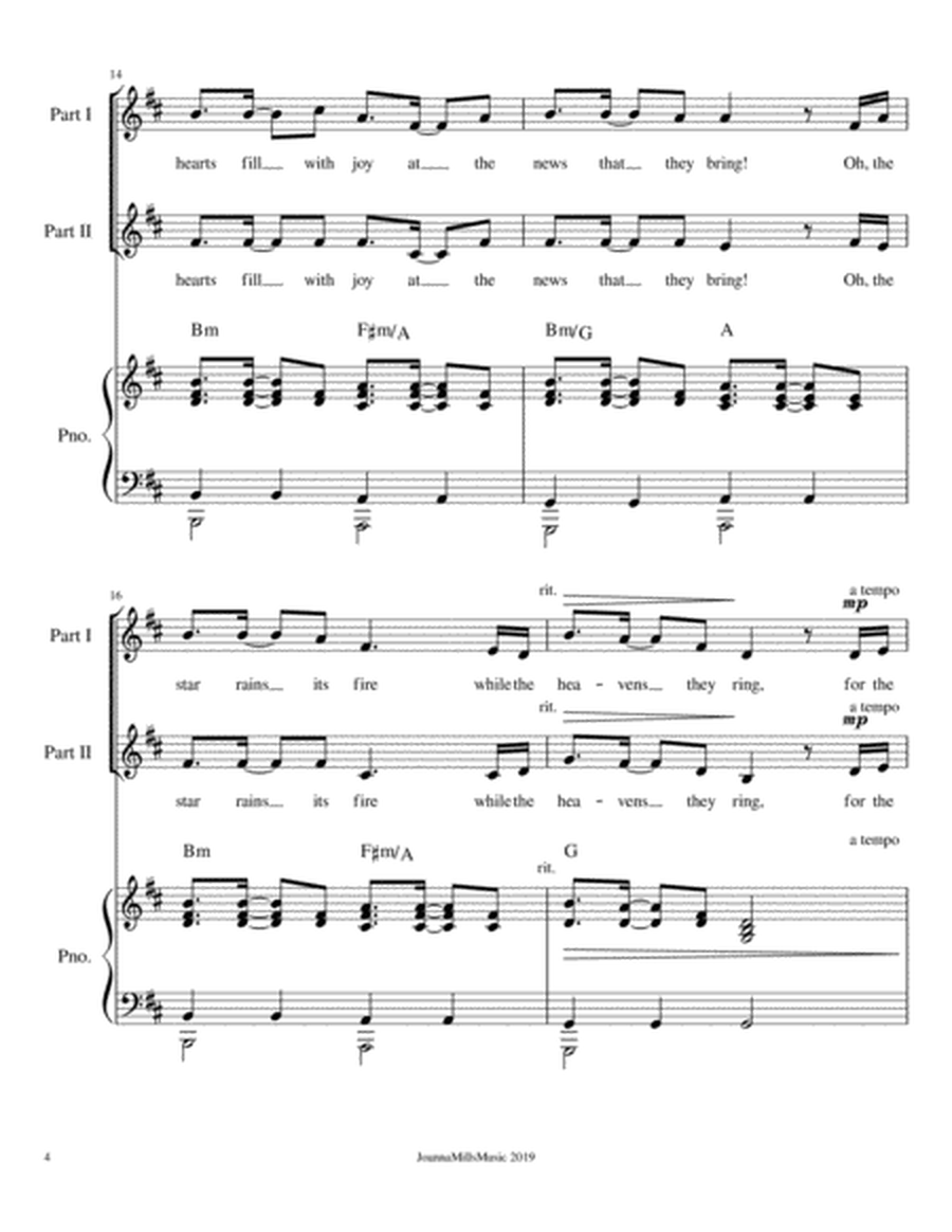 The Manger of Bethlehem (For 2-part Choir) image number null