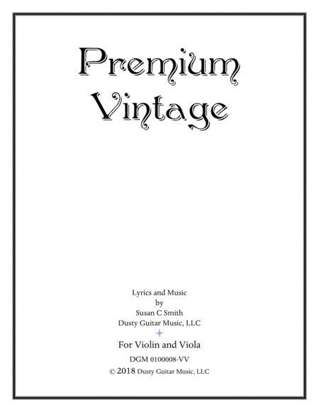 Premium Vintage for Violin and Viola Duet image number null