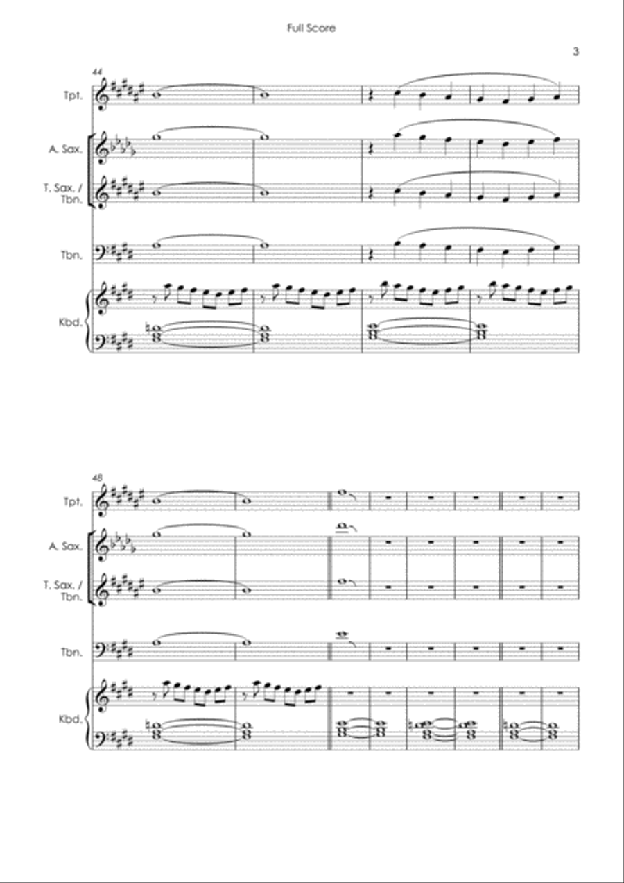 (i've Had) The Time Of My Life Tenor Saxophone scores gallery preview page 5