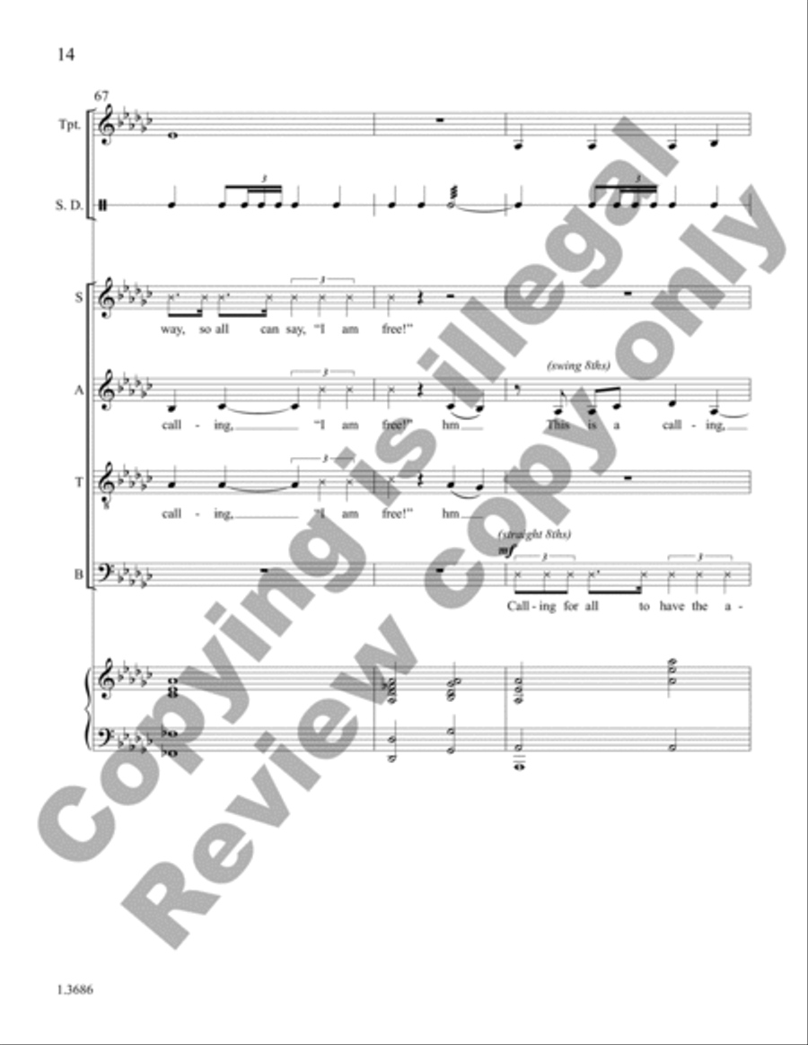 Light Transforms the Darkness (Choral Score)