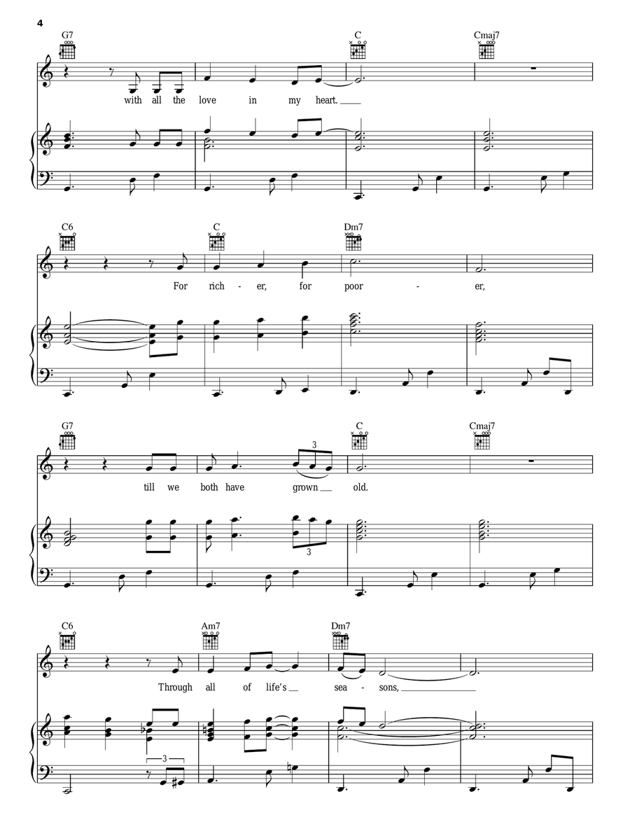 To Have And To Hold Piano, Vocal, Guitar scores gallery preview page 4