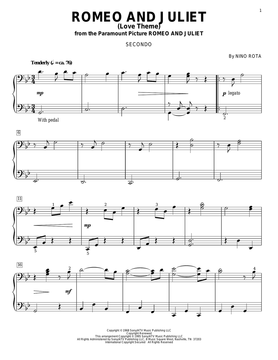 Romeo And Juliet (Love Theme)
