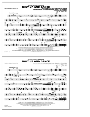 Shut Up and Dance (Arr. Matt Conaway) - Multiple Bass Drums