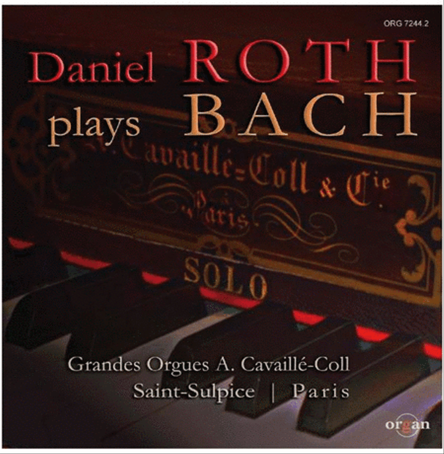 Daniel Roth plays Bach CD scores gallery preview page 1