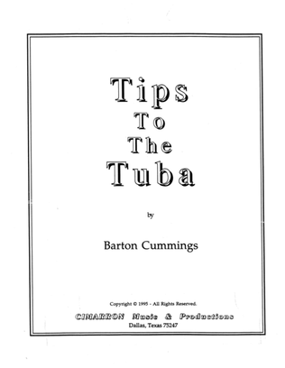 Book cover for Tips To The Tuba