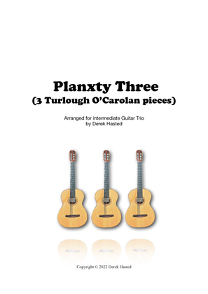 Planxty Three - 3 easy O'Carolan pieces for 3 guitars/large ensemble