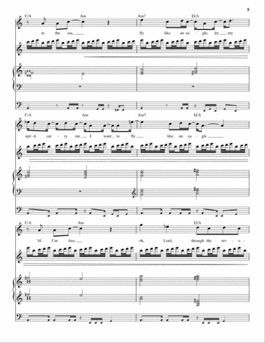 Fly Like An Eagle Piano scores gallery preview page 5