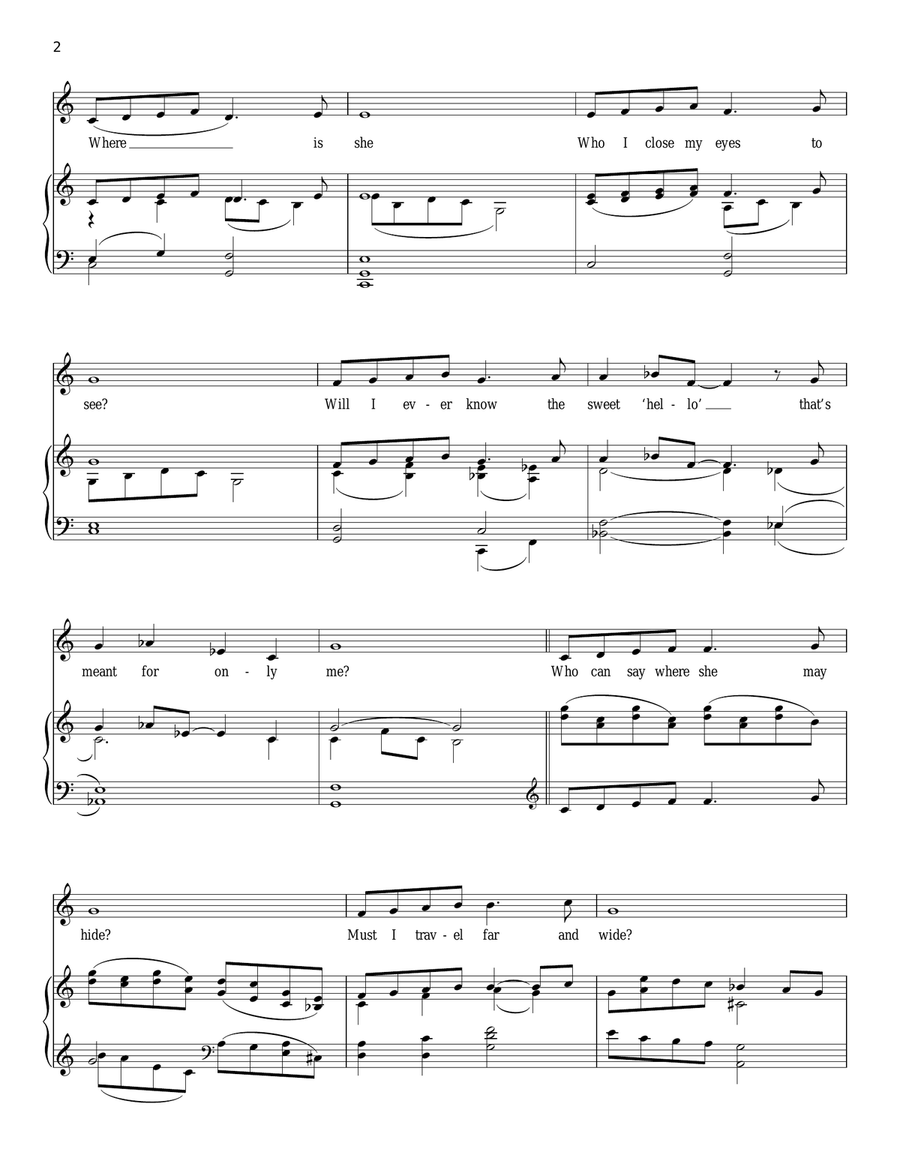 Where Is Love? Where Is Love? Voice scores gallery preview page 2