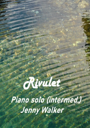 Book cover for Rivulet (piano - intermediate)