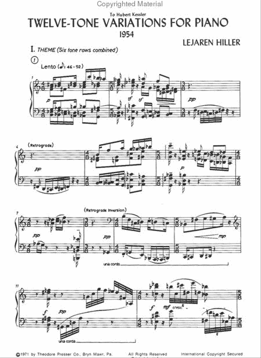 Twelve-Tone Variations Twelve-Tone Variations Chamber Music scores gallery preview page 2
