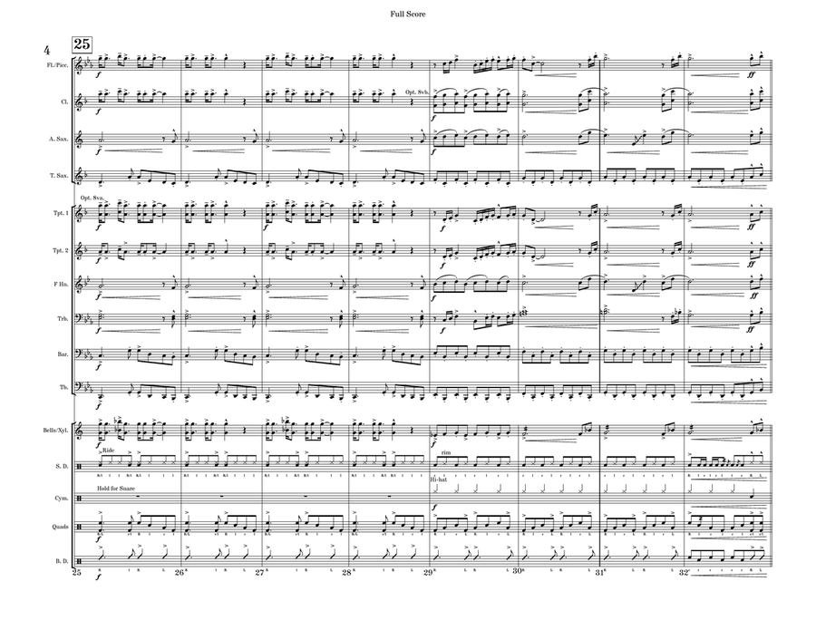 Freedom Freedom Marching Band scores gallery preview page 5