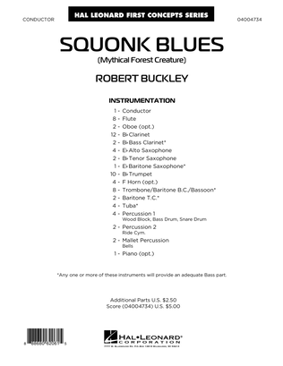 Squonk Blues - Conductor Score (Full Score)