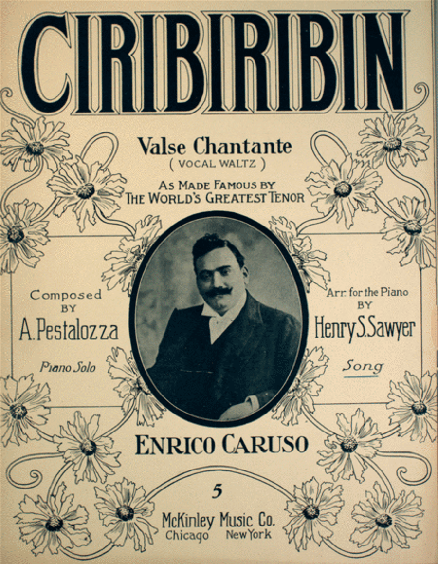 Ciribiribin. Valse Chantante (Vocal Waltz) Voice scores gallery preview page 1