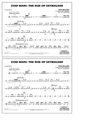Star Wars: The Rise of Skywalker (arr. Matt Conaway) - Snare Drum