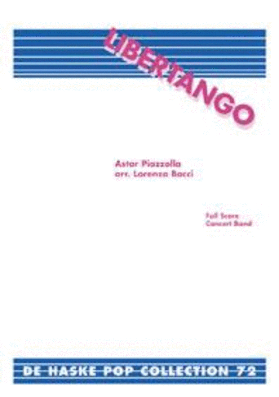 Libertango Concert Band scores gallery preview page 1