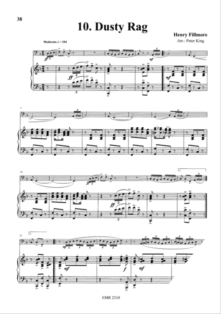 15 Rags Bass Trombone scores gallery preview page 12
