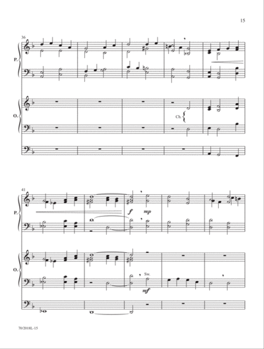 Holy Manna Organ scores gallery preview page 12