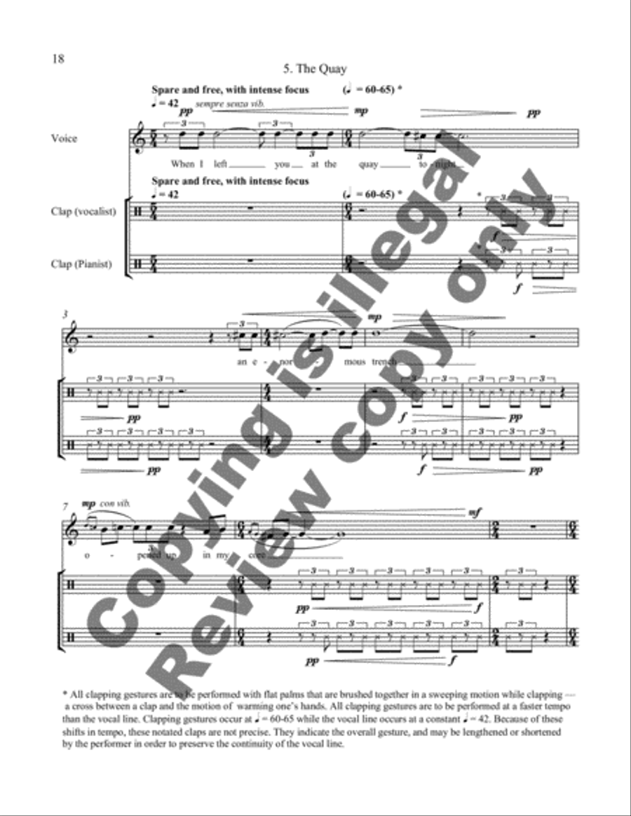 Three Robes High Voice scores gallery preview page 12
