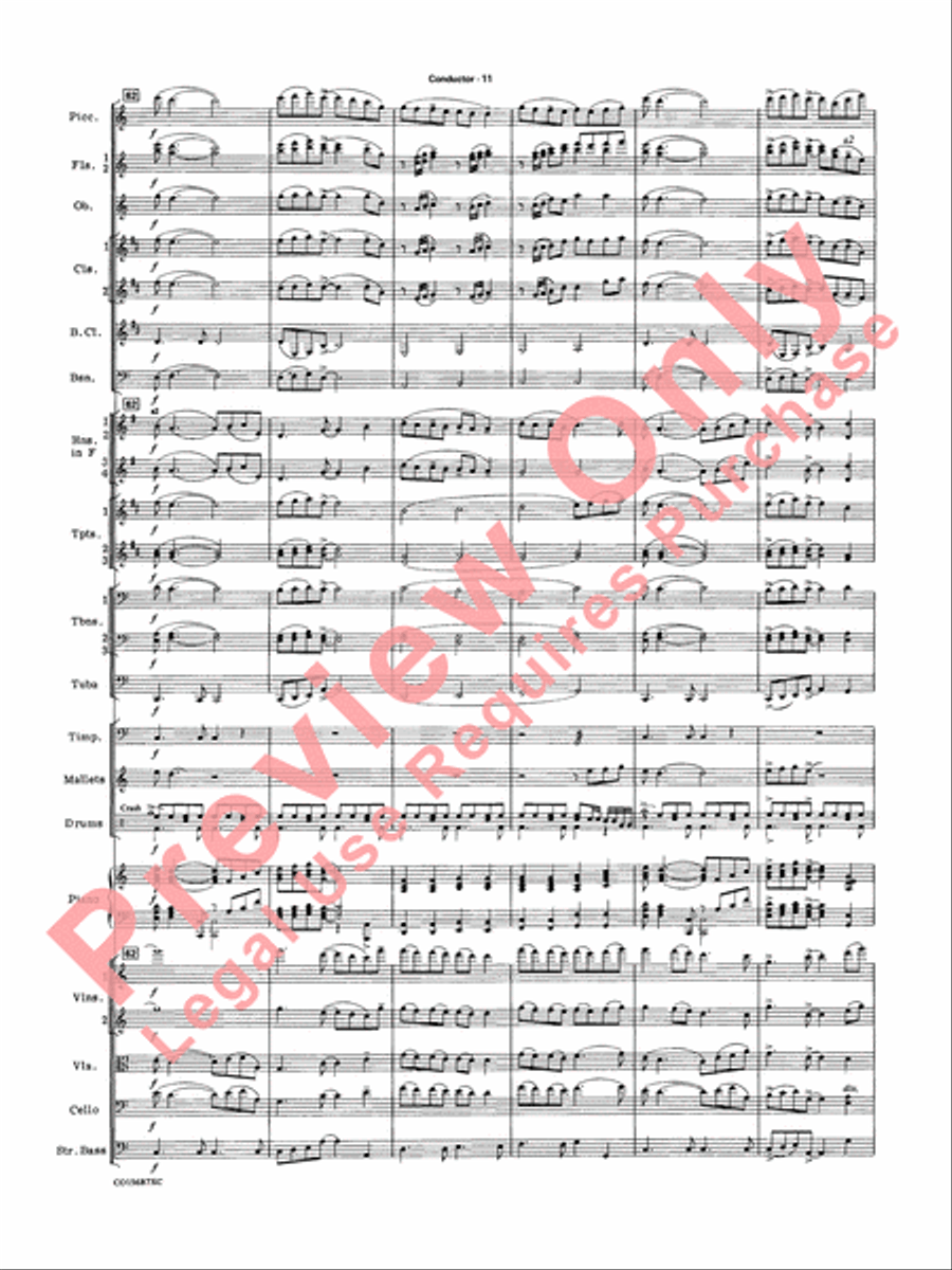 Themes from 007 Full Orchestra scores gallery preview page 14