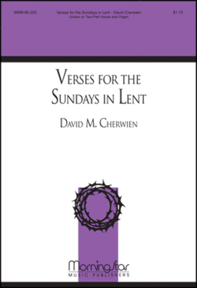 Verses for the Sundays in Lent