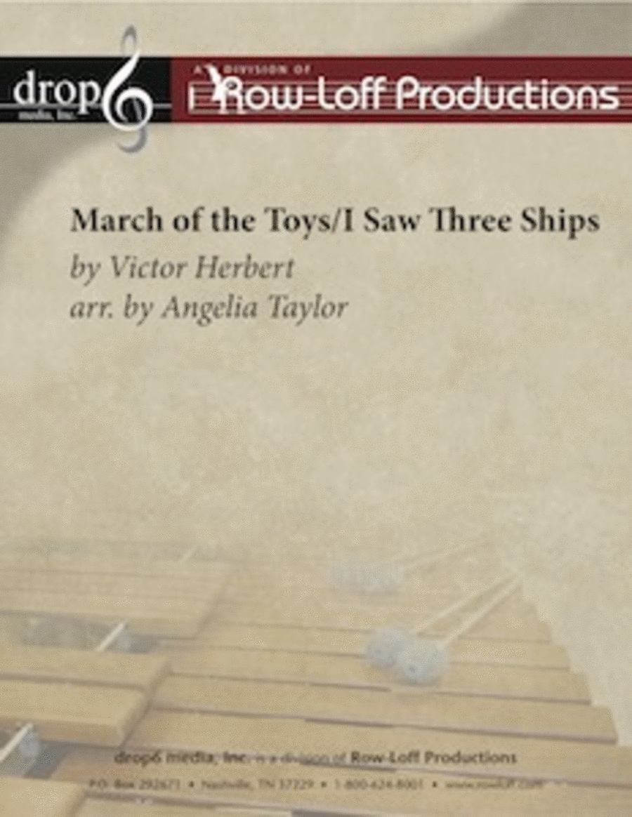 March of the Toys/I Saw Three Ships Percussion Ensemble scores gallery preview page 1