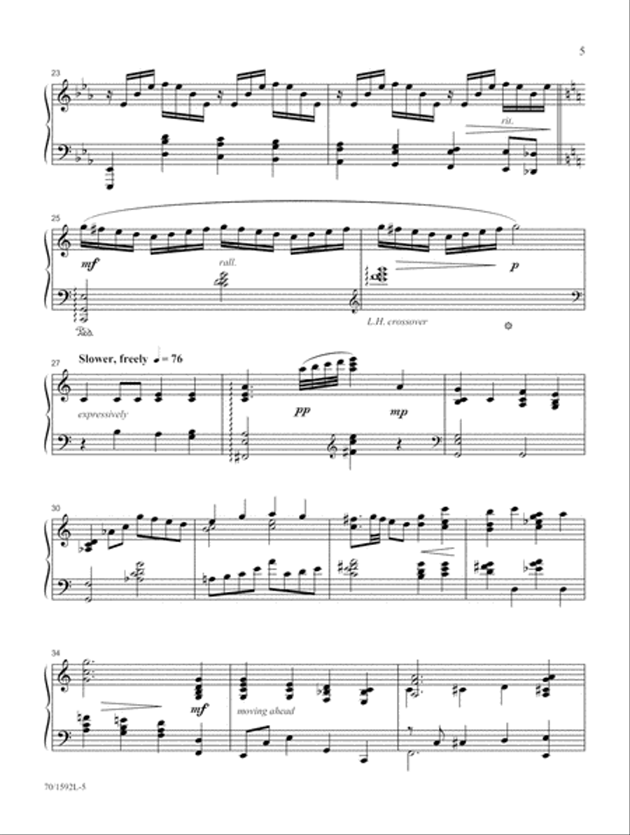 Resurrection Suite Piano Solo scores gallery preview page 5