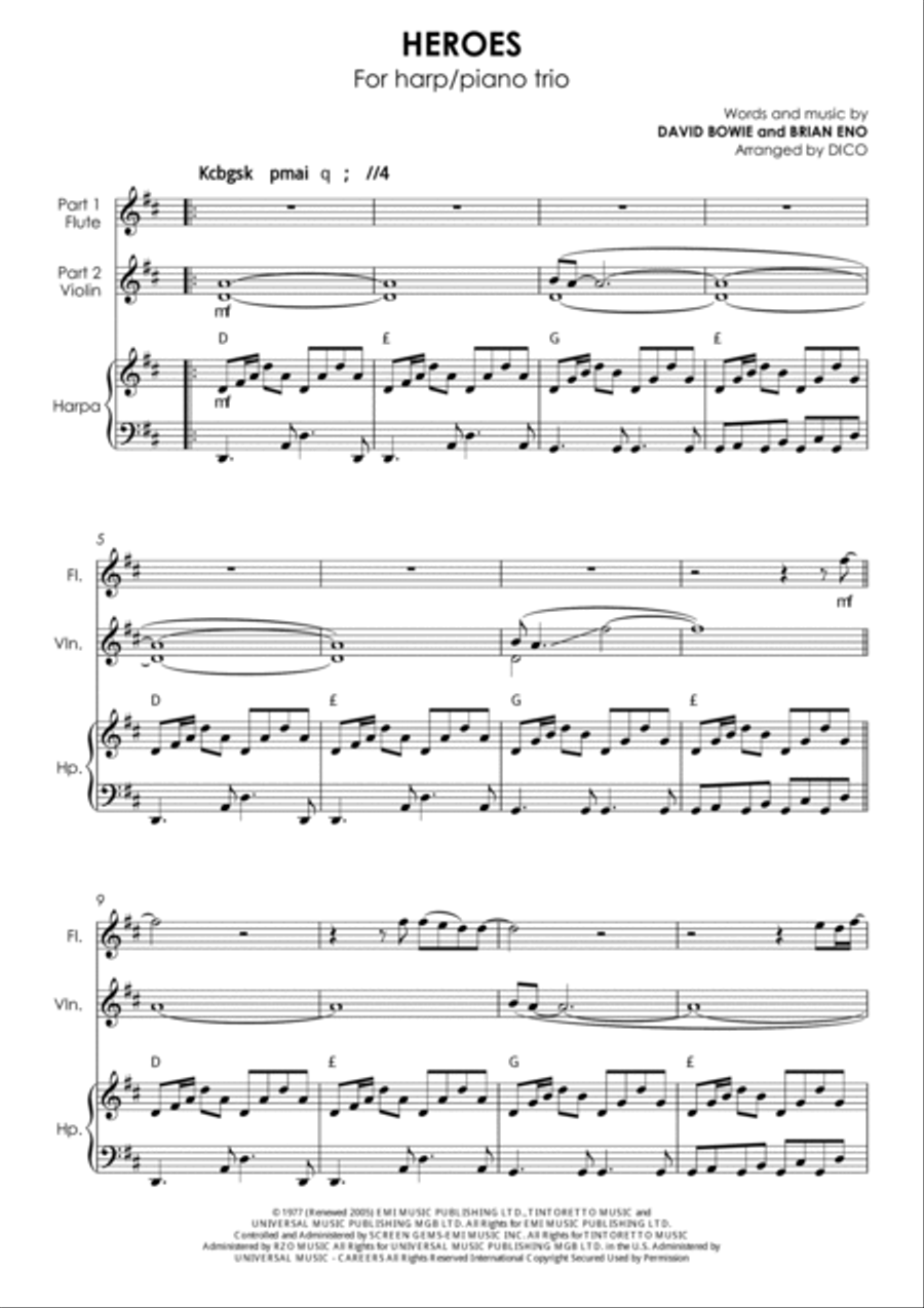 Heroes Small Ensemble scores gallery preview page 2
