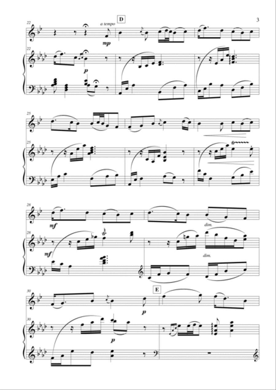 Ye Banks and Braes Clarinet Solo scores gallery preview page 3
