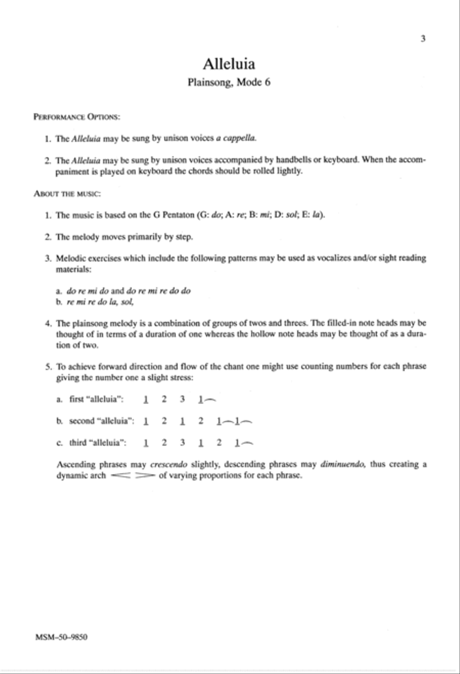 Alleluia Responses SSA scores gallery preview page 3