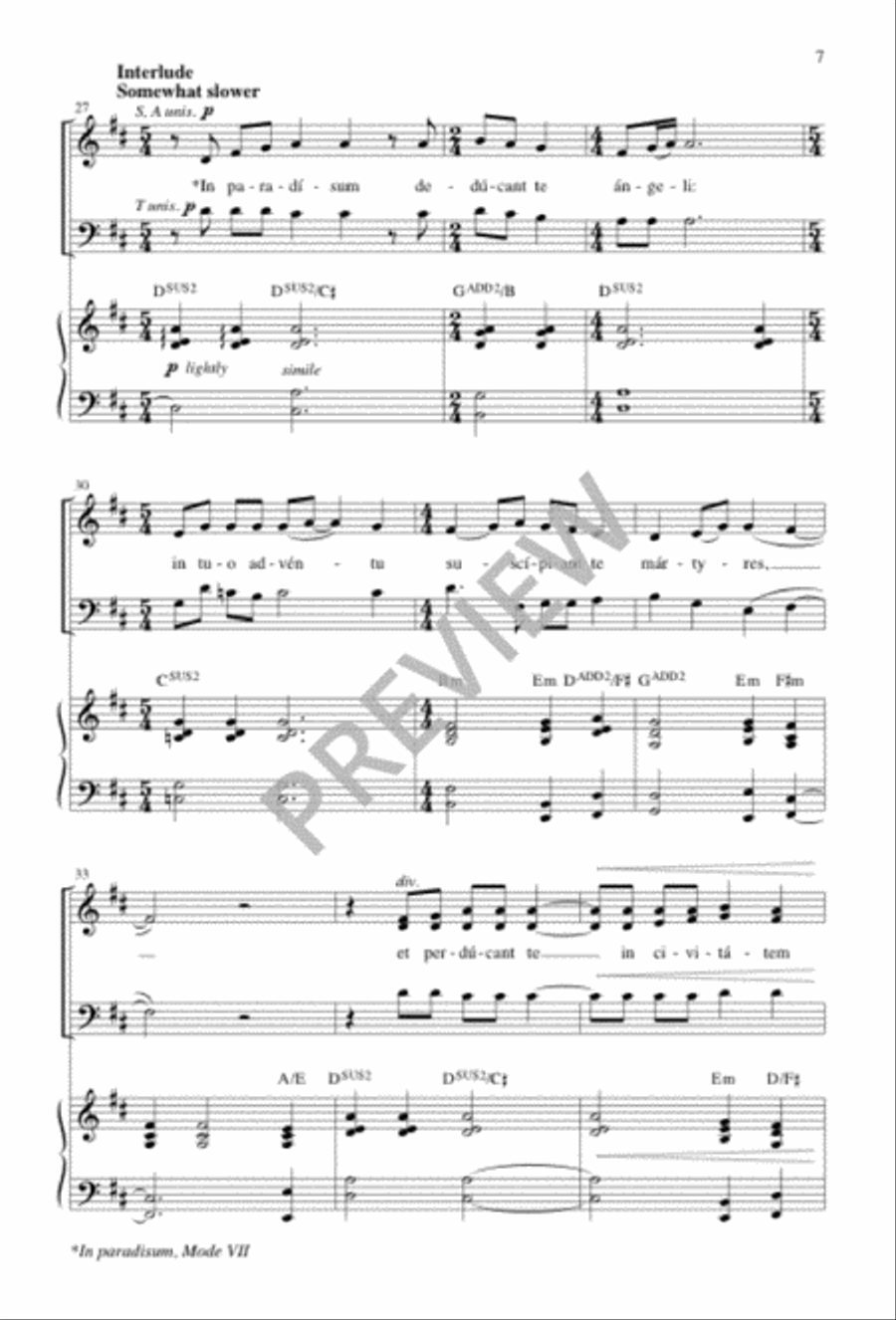 God Will Lead Us Home 4-Part scores gallery preview page 6