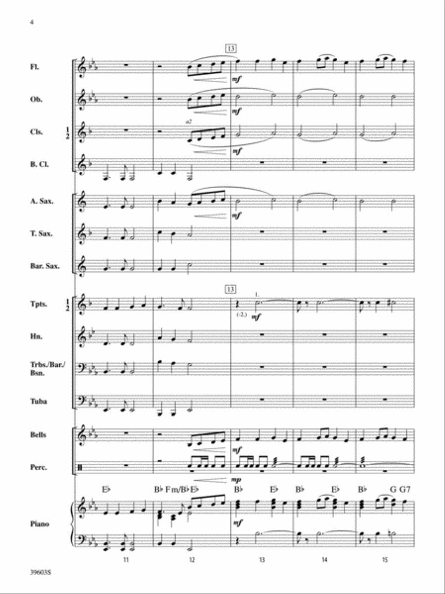 Ode to Joy: Score Concert Band scores gallery preview page 4