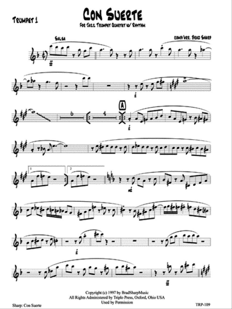 Con Suerte Small Ensemble scores gallery preview page 6