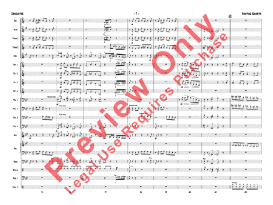 Hunting Wabbits Jazz Ensemble scores gallery preview page 34