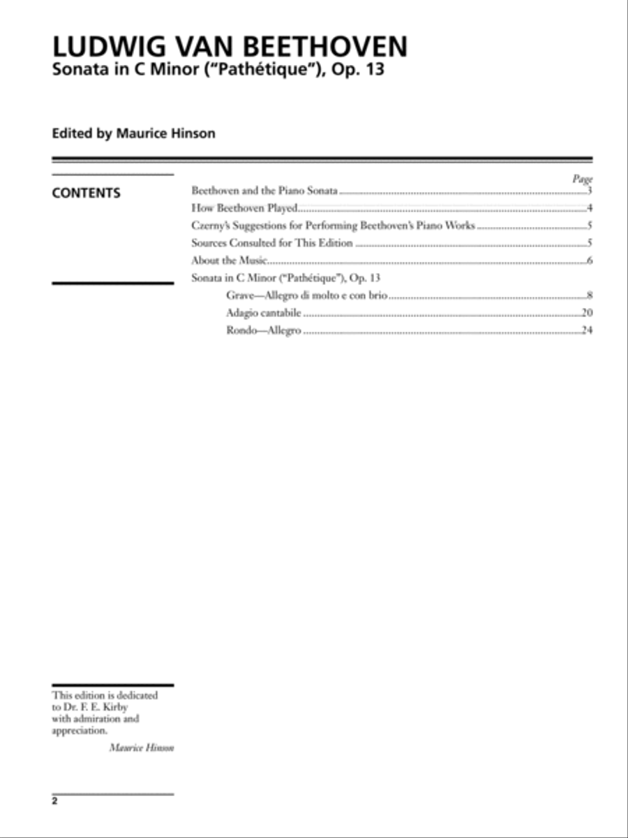 Sonata in C Minor, Op. 13 (Pathétique) Small Ensemble scores gallery preview page 2