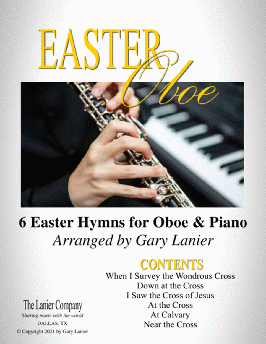 EASTER Oboe (6 Easter hymns for Oboe & Piano with Score/Parts) image number null