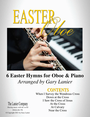 Book cover for EASTER Oboe (6 Easter hymns for Oboe & Piano with Score/Parts)