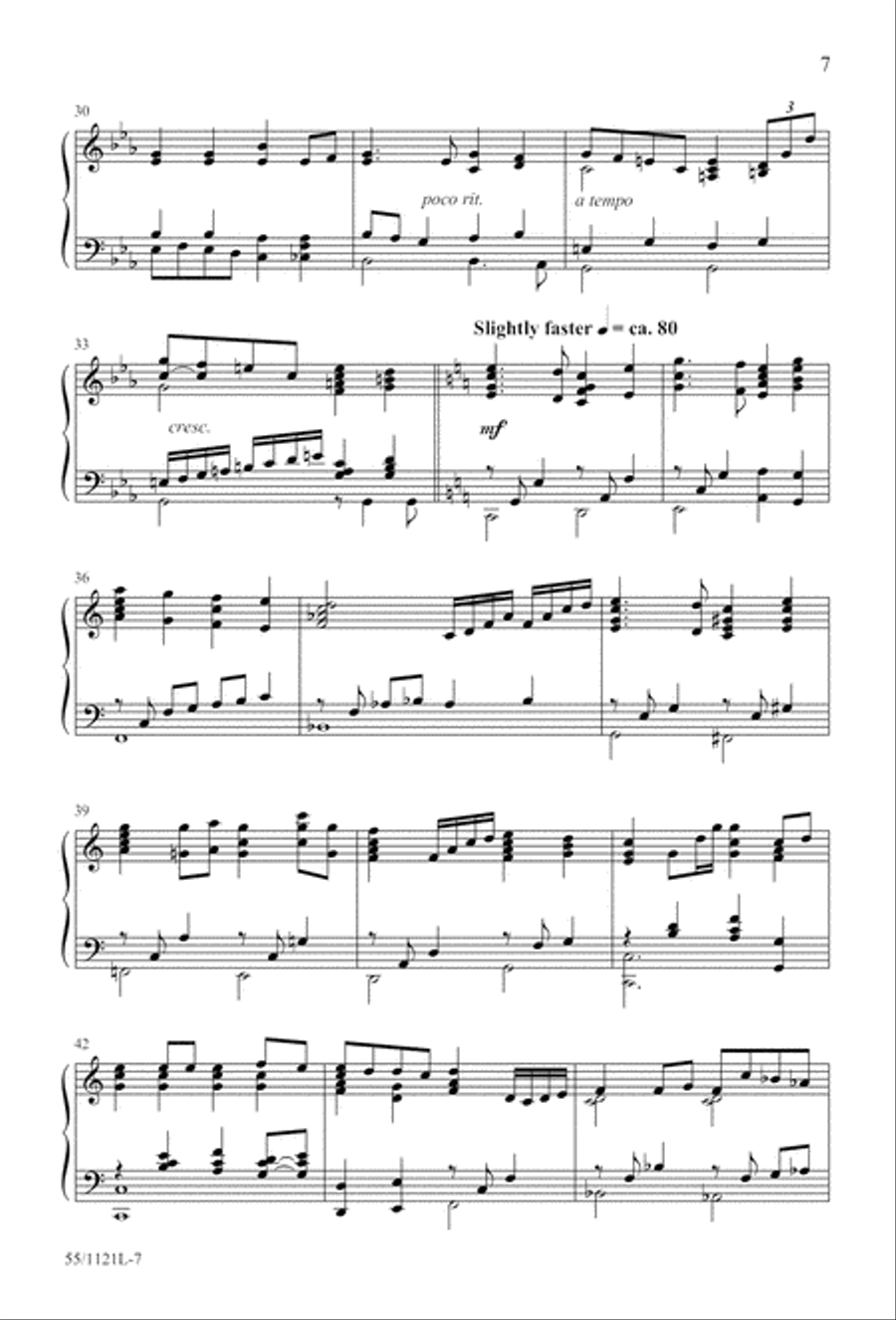 Touched by the Christ Touched by the Christ 3-Part scores gallery preview page 8