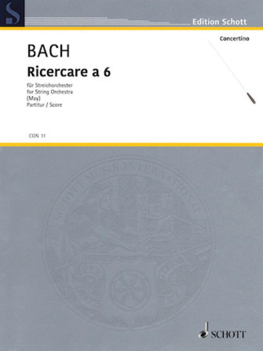Bach Js Ricercare A6 Cello