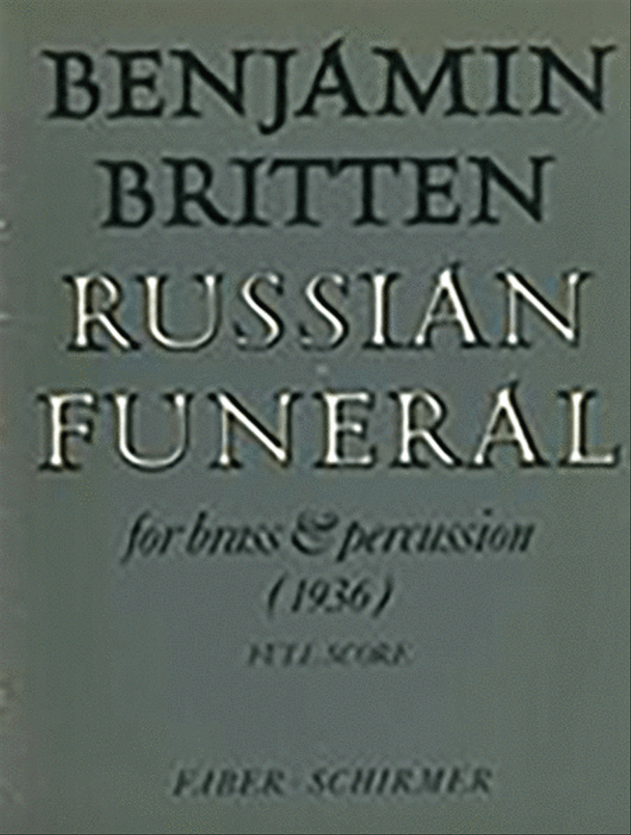 Russian Funeral Small Ensemble scores gallery preview page 1