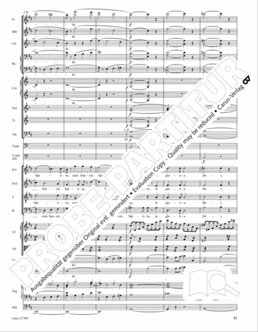 Messe solennelle de sainte Cecile Messe solennelle de sainte Cecile STB scores gallery preview page 58