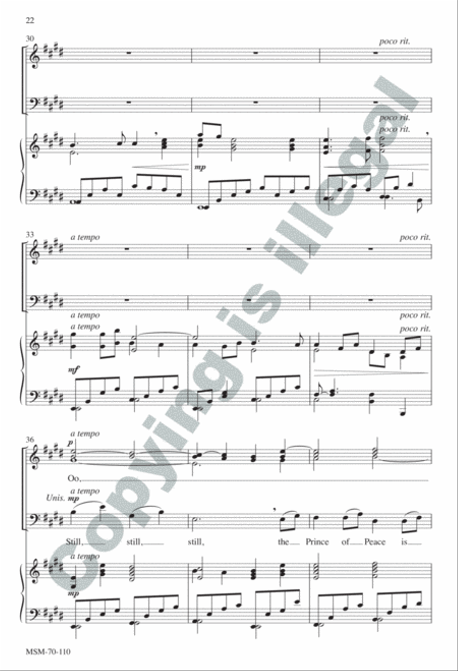 A Carol Suite SSATBB scores gallery preview page 22